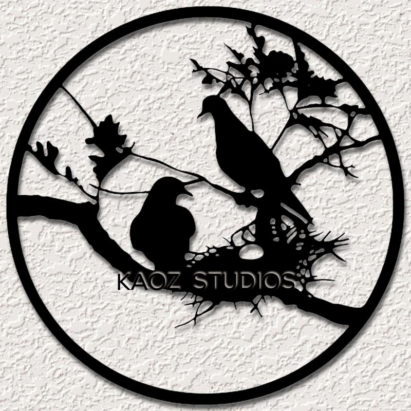 birds wall art birds wall decor nature nest decoration