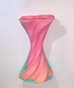 Twisty cross Vase.stl
