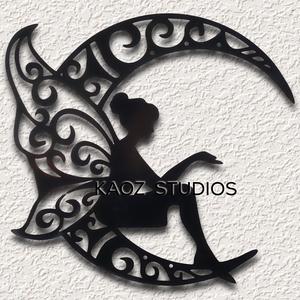 moon wall art fairy wall decor fantasy fairie decoration