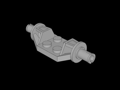 Lego Compatible (47720.dat) Plate  2 x  2 with Wishbone Suspension Arms and Pins