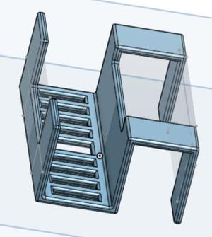 Brillenhalter für Bettrahmen