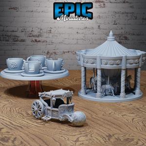 Carnival Rides / Mysterious Attraction / Circus Construct / Flying Machine / Carousel / Funfair / Beast Cabinet