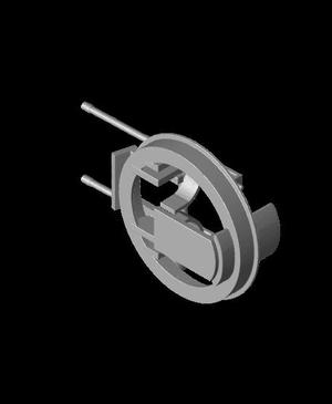 1/35  Scale PBR Tucumcari Twin 50 Cal Mount.stl