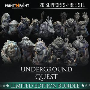 Limited Edition Bundle - Underground Quest ( 20 Support Free STL)