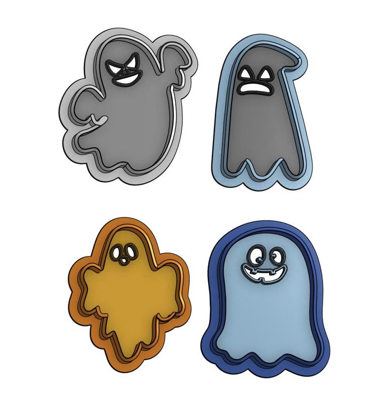 Cookie cutter - halloween ghost (set)