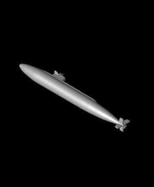 1250 Scale USS Ethan Allen SSBN-608.stl