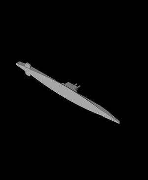 1250 Scale USS R-class Submarine Waterline.stl