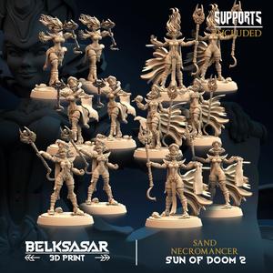 Sand Necromancer All Variants - Set x6