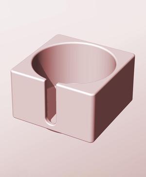 CS68-45-S Stacking slotted module bin for modern home decor