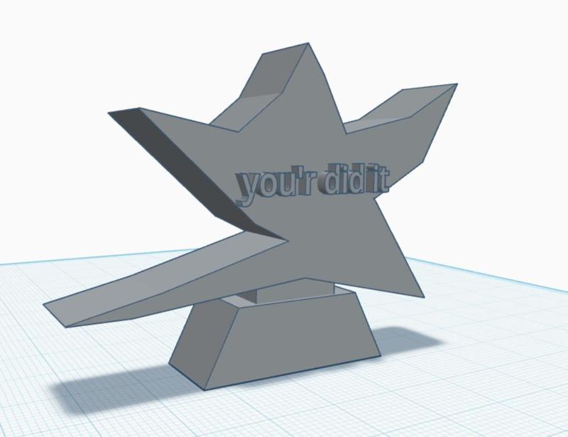 You'r did it trophy