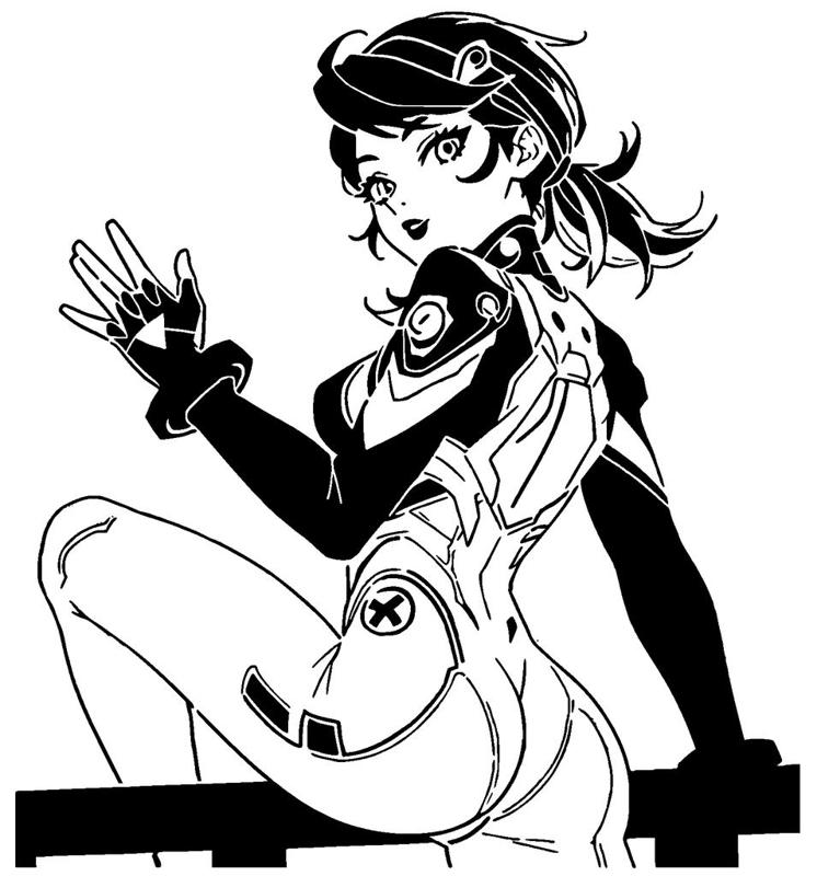  Peni Parker stencil 3