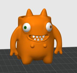 Quirky Monster Pencil Holder - Fun 3D Printed Desk Accessory