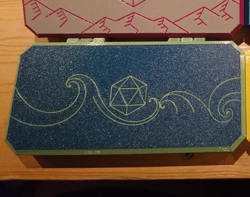 Every Day Dice Carry (EDDC) Box "Water"