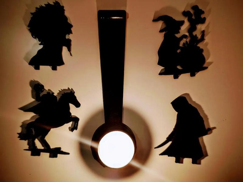Halloween tea-light shadow projector - V3