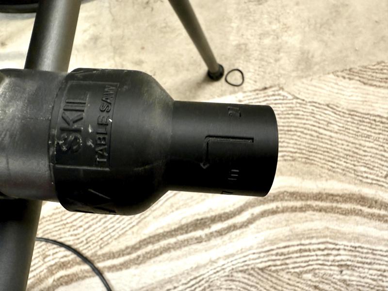 SKIL table taw to festool 27mm dust port adapter