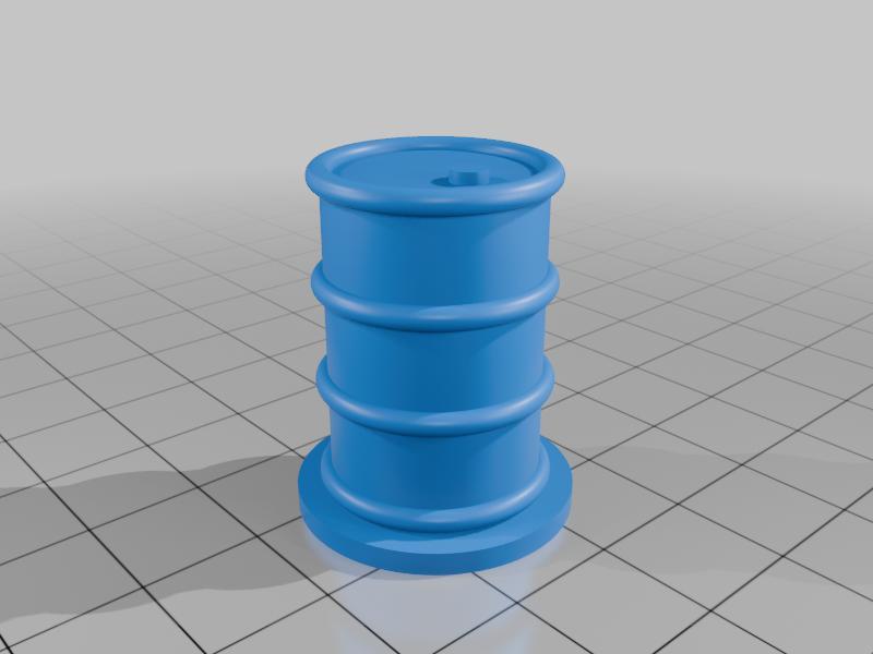 Fuel Drum/Barrel Game Piece