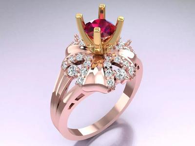 Diamond Ring - Womens Rings - GN243