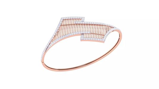Mesh Wire Women Light wt Diamond Bracelet 3dm renders