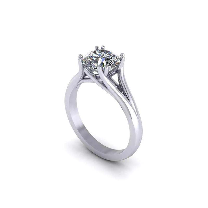 Woman Twist Love Engagement Ring