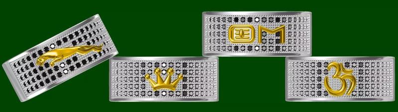 Crown  Jaguar OM SHIV  EYE  RING