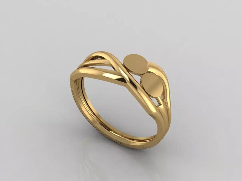 Women Plain Ring Ready STL 3DM Models Womens Rings 3D models