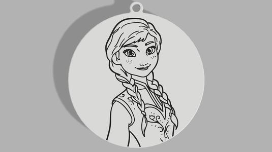Frozen - Anna - Christmas Ornament