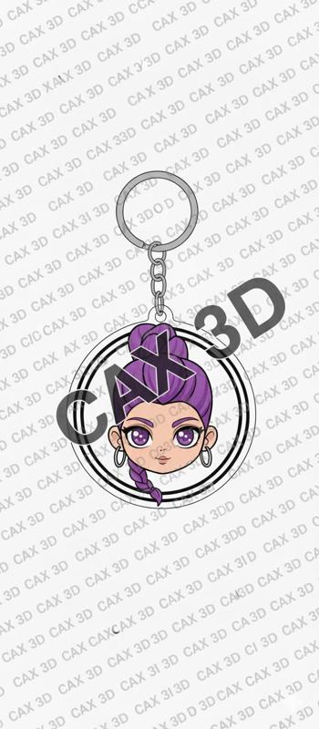 RUMI CUTE keychain, kpop-demon nunter-kpop warriors VERSION 2