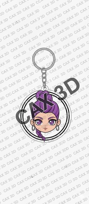 RUMI CUTE keychain, kpop-demon nunter-kpop warriors VERSION 2