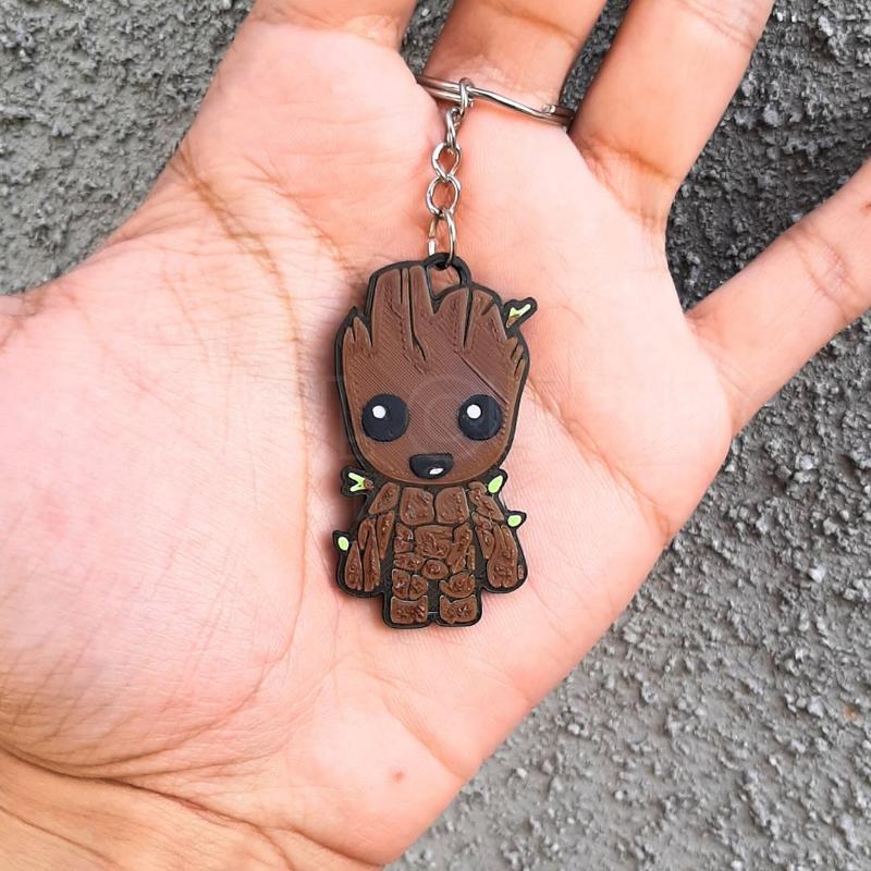 Groot Guardians of the Galaxy Keychain Key Chain