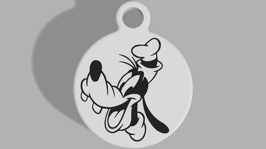 Goofy Keyring