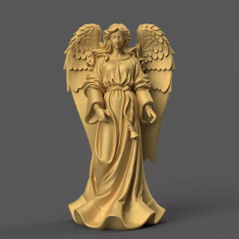 Elegant Christmas Angel STL 3D Printable