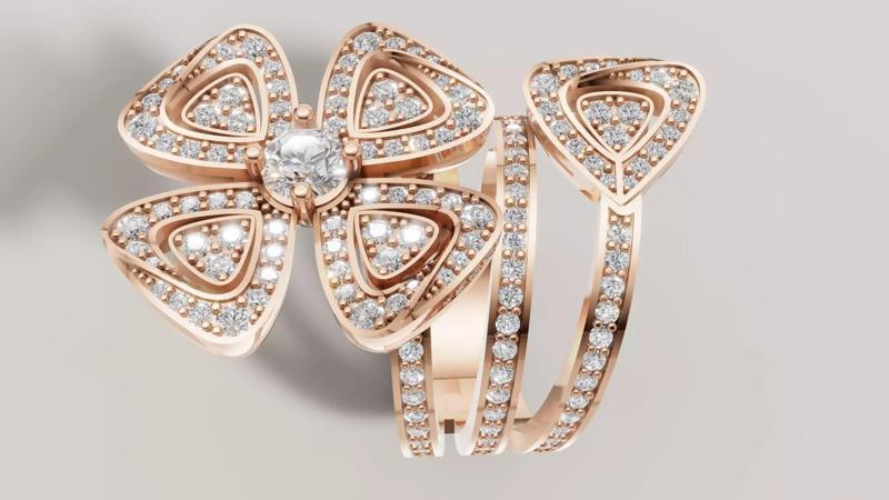 Flower Fiorever Ring 3d print model C 87