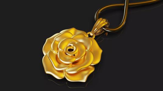 Rose pendant