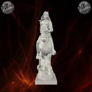 Wooden Lady Riding Horse – SoliDRawinGs SG913