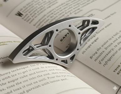 Generative Design Bookmark Separator – Futuristic 3D Printed Page Holder