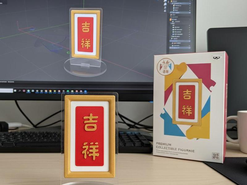 Auspicious refrigerator magnet