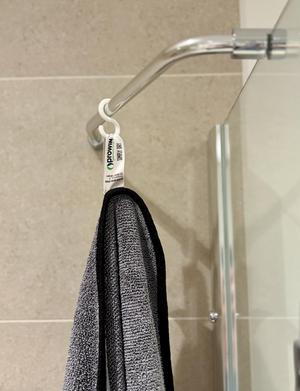 Bathroom Hook for Shower Stabilizing Bar