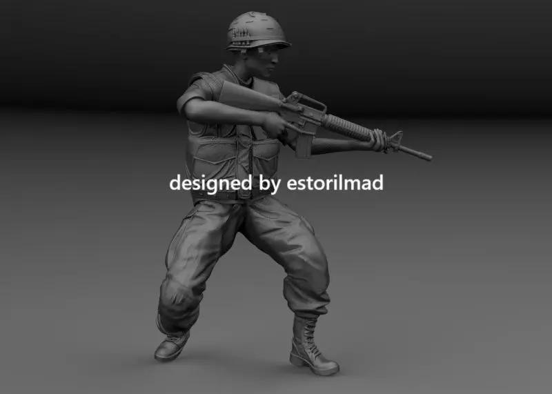 AMERICAN SOLDIER VIETNAM IN ACTION