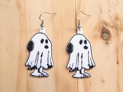 Snoopy Ghost Earrings
