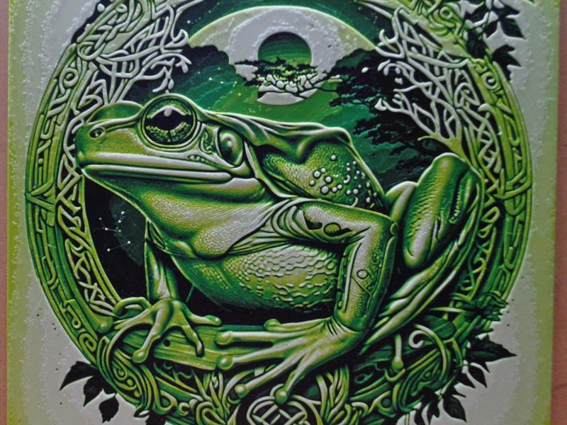 Hueforge Celtic Frog
