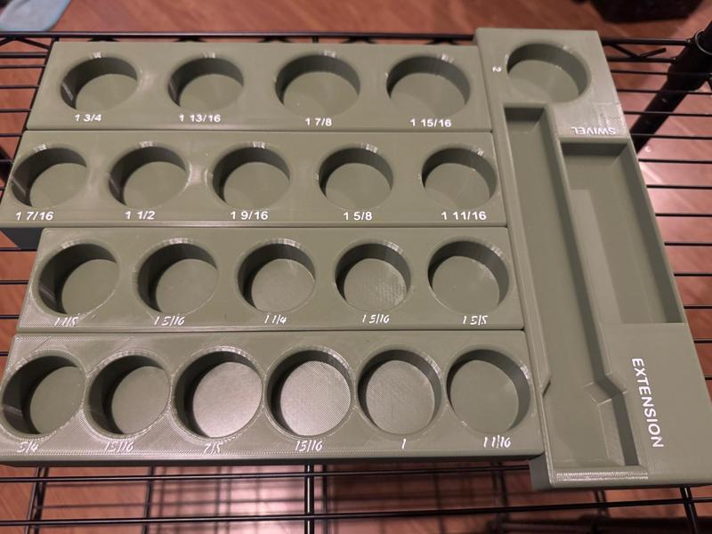 Tekton 3/4 Drive Socket Set Toolbox Storage