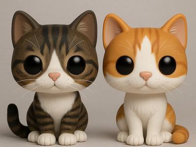 Cartoonish Shorthaired Cats