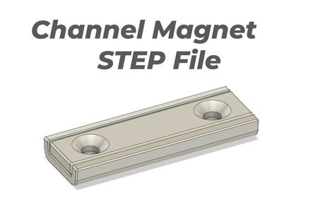 Bar Magnet STEP File