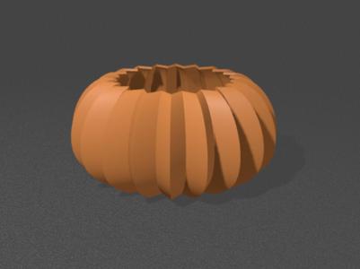 Pumpkin vase