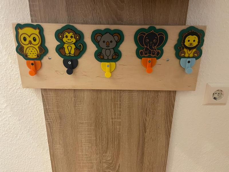 Children's Coat Rack / Clothes Hooks