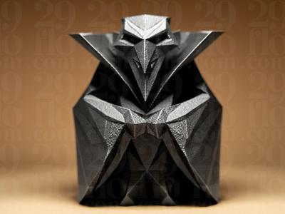 Funny Geometric Vampire Figurine