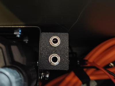 dual audio jack relocator 