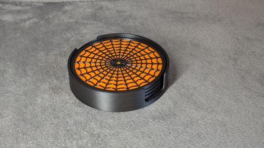 halloween SpiderWeb - 3D Stackable Coaster