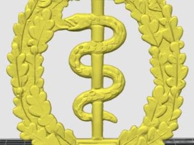 Beret Badge Medic Without German Flag