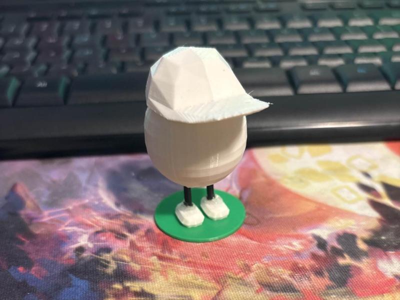 stupid egg with a hat